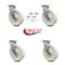 Service Caster 8 Inch Nylon Swivel Caster Set with Roller Bearing and Swivel Lock SCC SCC-30CS820-NYR-BSL-4 - alternate 5